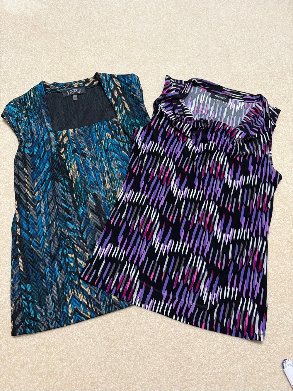 Kasper & Nine West Sleeveless Shell/Top  Bundle Small